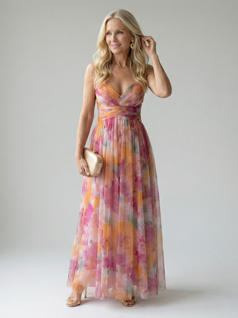 KLARA | SOFT WRAP MAXI DRESS FOR WOMEN