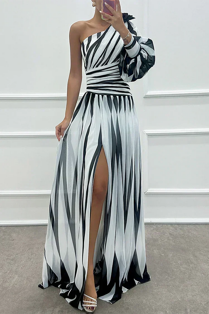 VIOLET | GRACE STRIPED MAXI DRESS FOR WOMEN