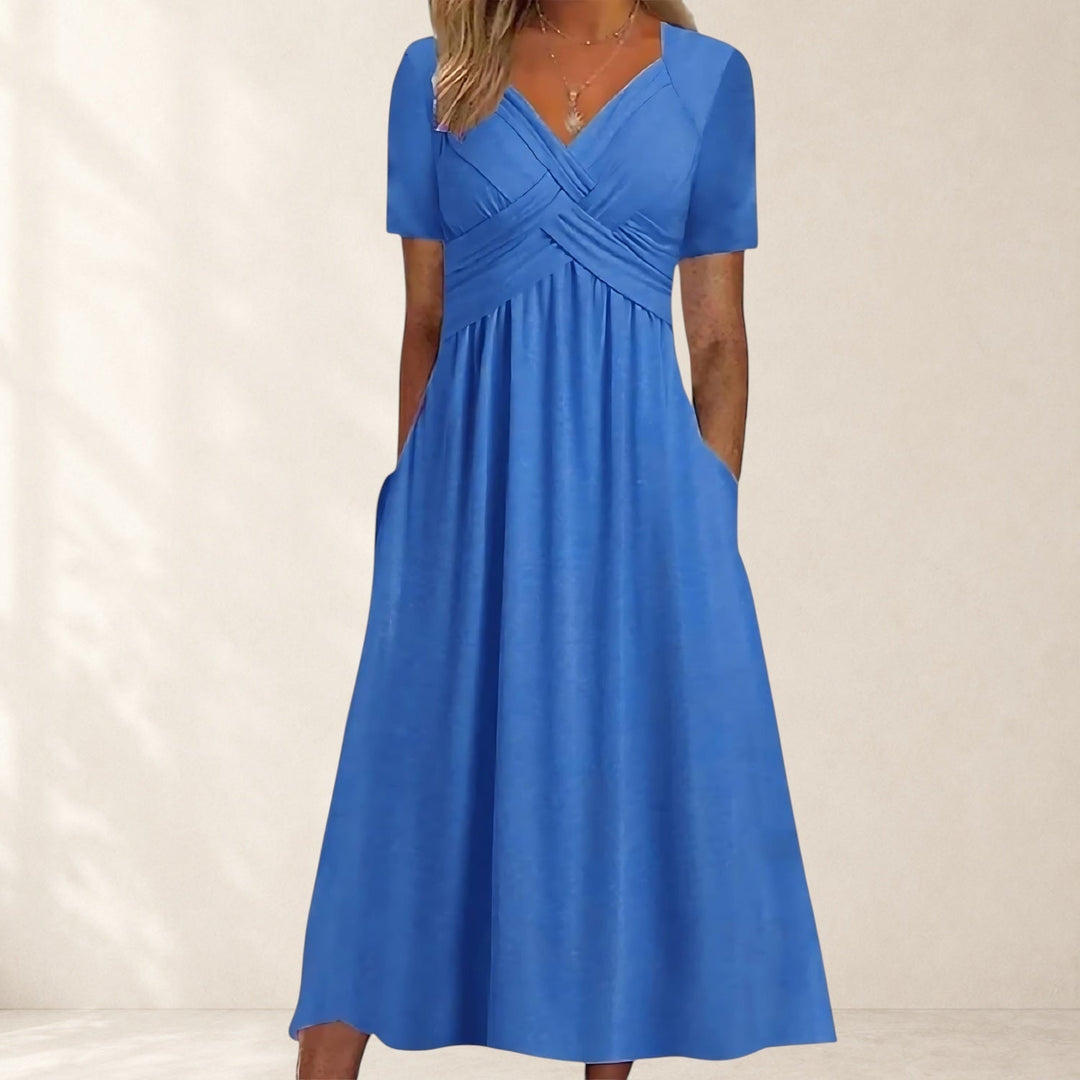 PAULETTE | MIDI TUMMY CONTROL DRESS FOR WOMEN