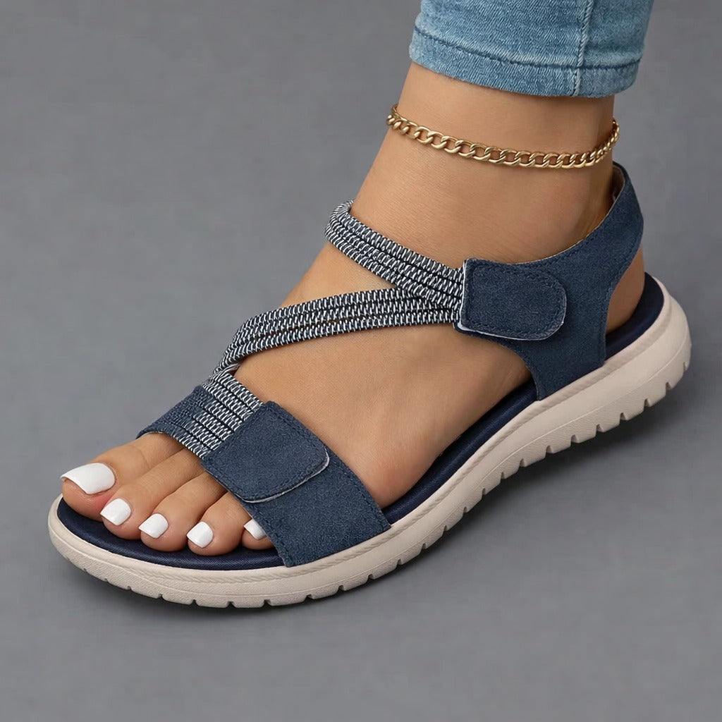 GLYRESAN | BLUE SANDALS FOR WOMEN
