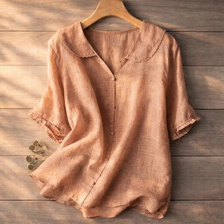 PETAL | LINEN BLOUSE FOR WOMEN