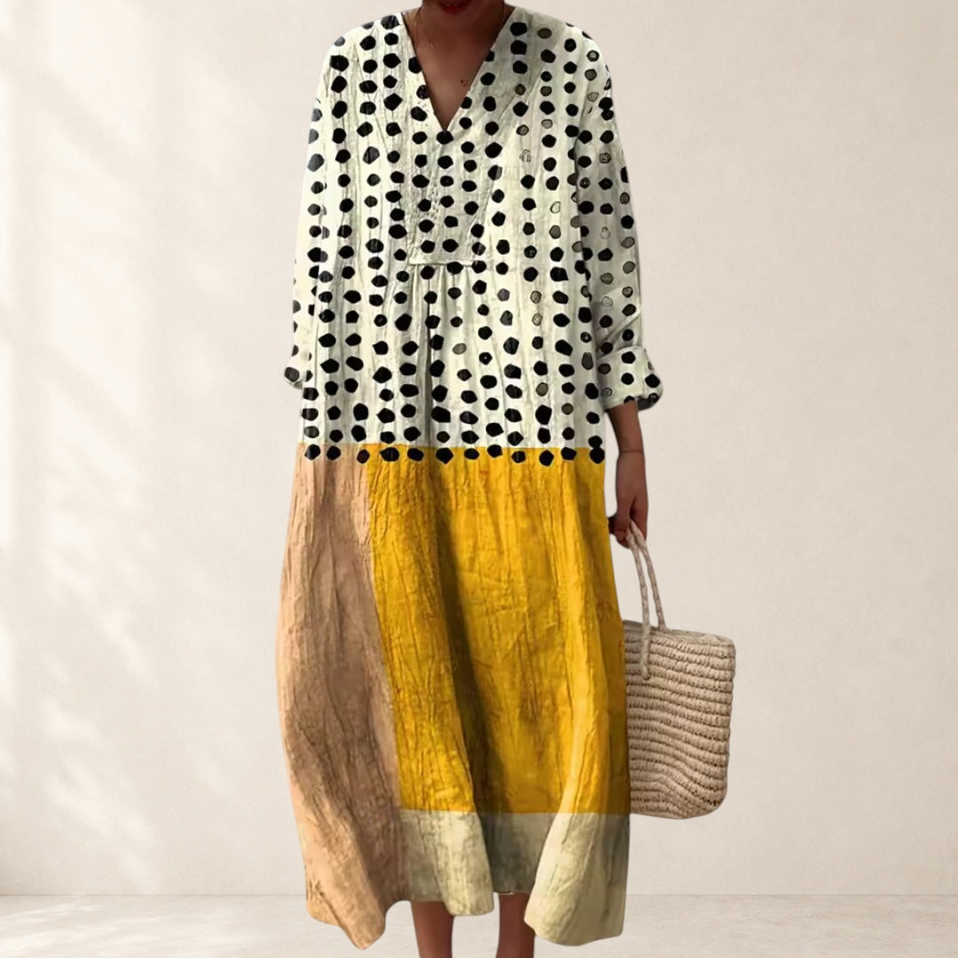 MIRABEL | GEOMETRIC DRESS FOR WOMEN