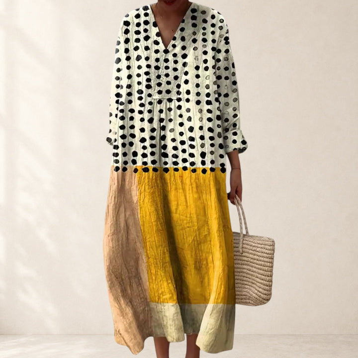 MIRABEL | GEOMETRIC DRESS FOR WOMEN