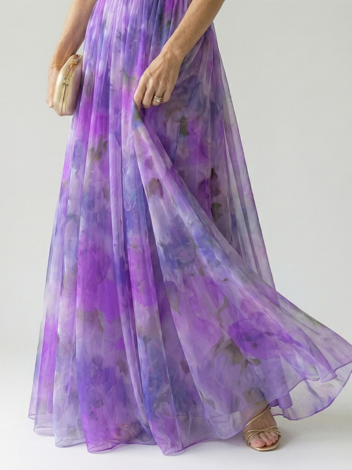 KLARA | SOFT WRAP MAXI DRESS FOR WOMEN