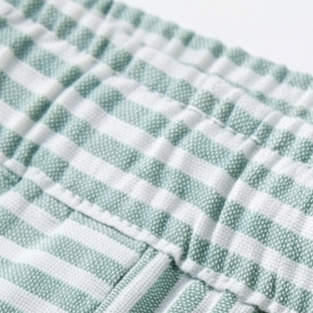 LUNAVIA | STRIPED ELASTIC WAIST PANTS FOR WOMEN