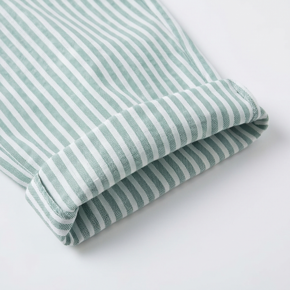LUNAVIA | STRIPED ELASTIC WAIST PANTS FOR WOMEN