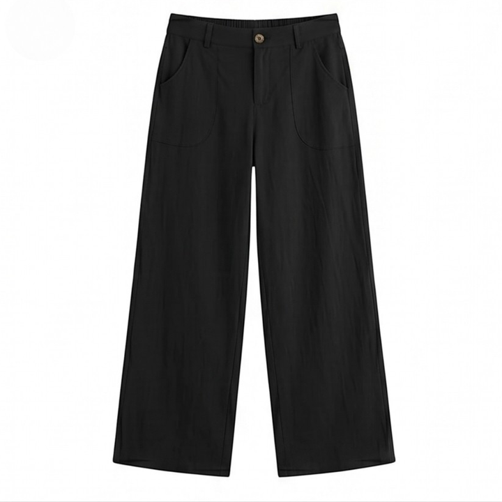 LORIVA | HIGH-WAISTED WIDE-LEG PALAZZO PANTS FOR WOMEN