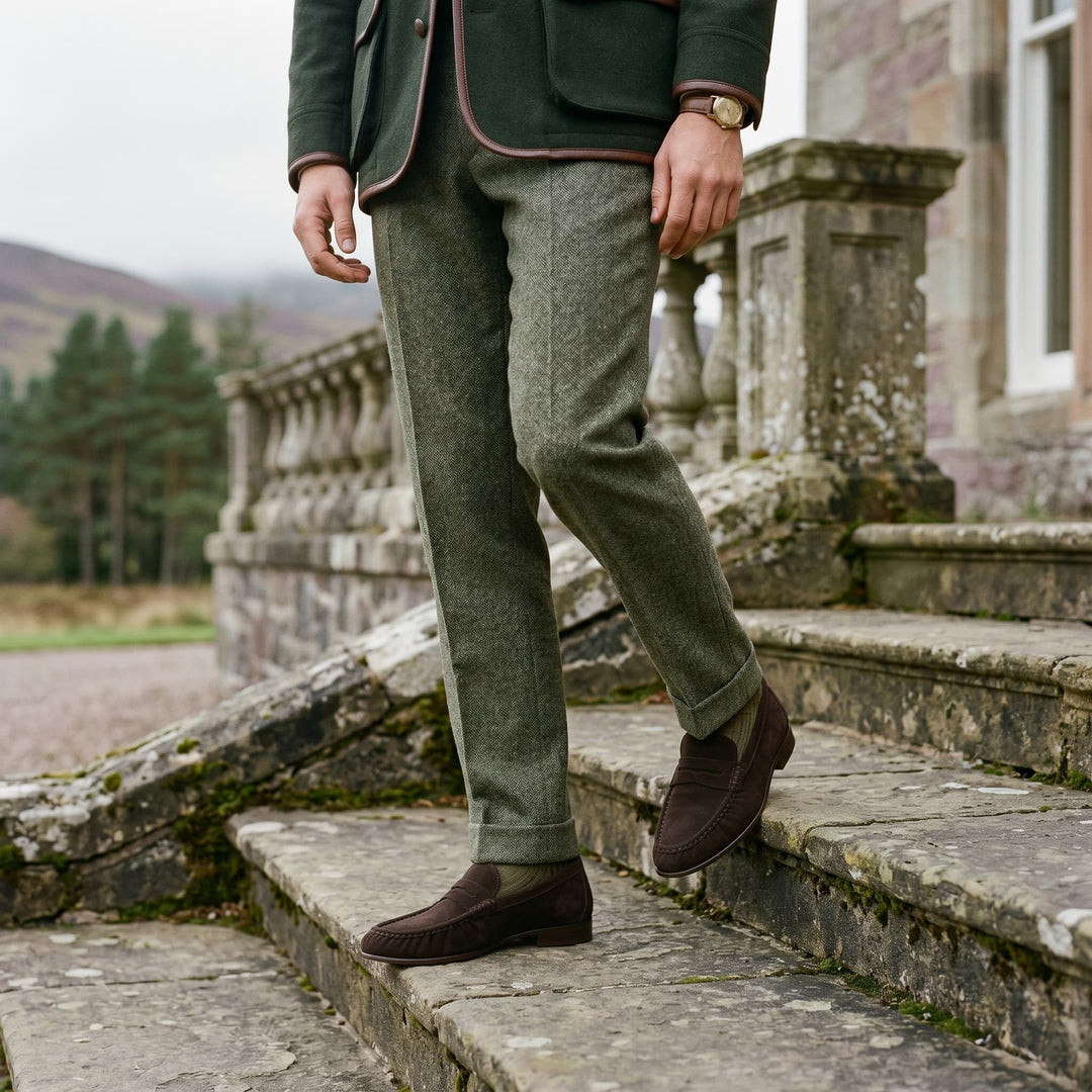GROSVENOR | SUEDE LOAFER FOR MEN