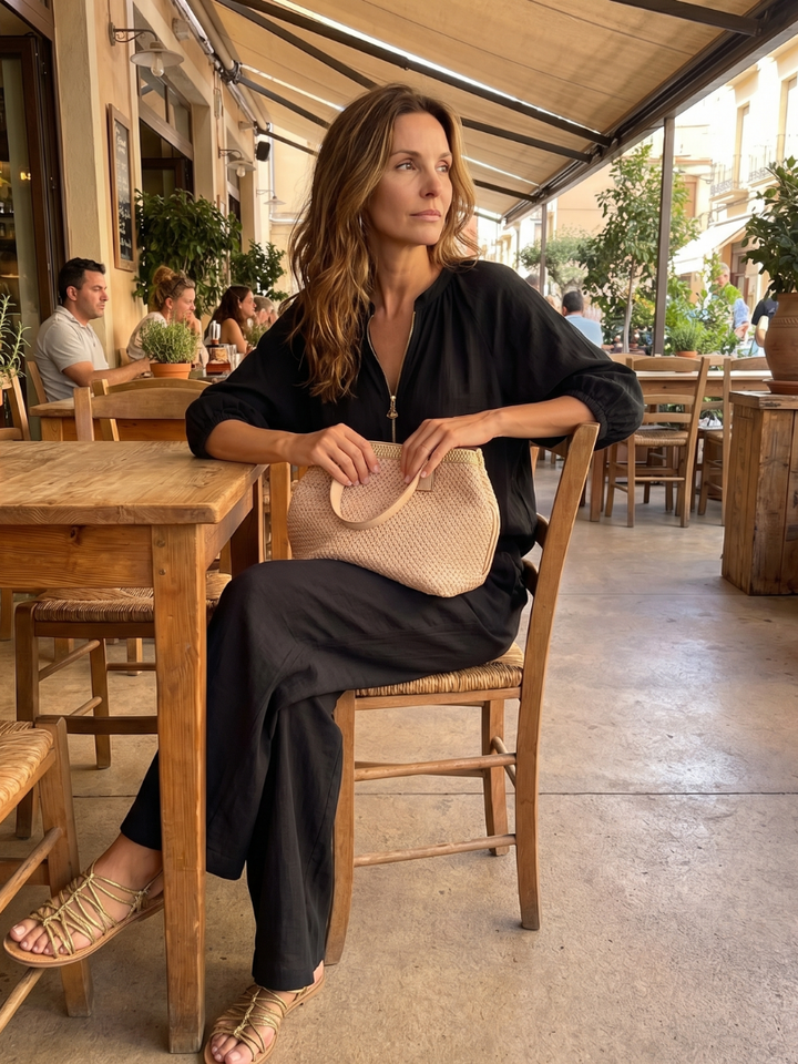 NATALIA | BLOUSON WIDE LEG SET FOR WOMEN
