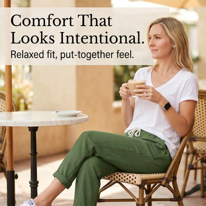 LIRENZA | SOFT ANKLE PANTS FOR WOMEN