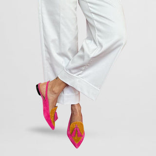 FRENDESSA | FRINGE BALLET FLATS FOR WOMEN