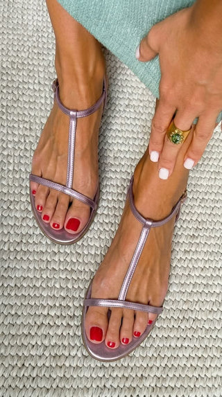 MINA | GOLDEN SPRING SANDALS FOR WOMEN