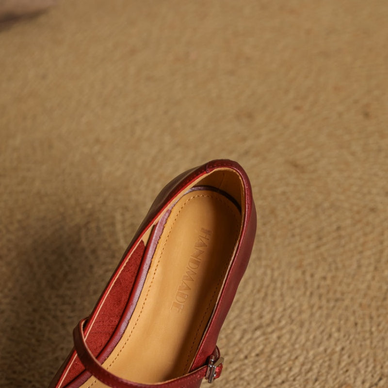 VERITY | SQUARE-TOE MARY JANE FLAT FOR WOMEN