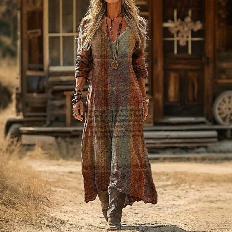 NATALIE | WEAR LONG SILHOUETTE DRESS FOR WOMEN