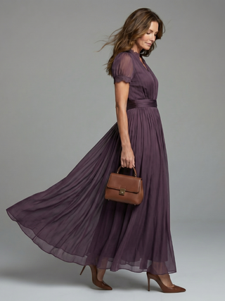 ELIA | GATHERED WAIST MAXI DRESS FOR WOMEN