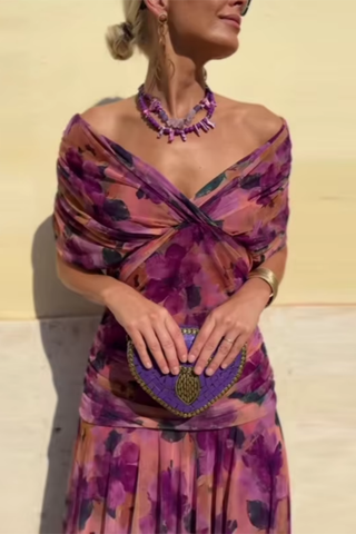 MALIN | LONG FLORAL DRESS FOR WOMEN