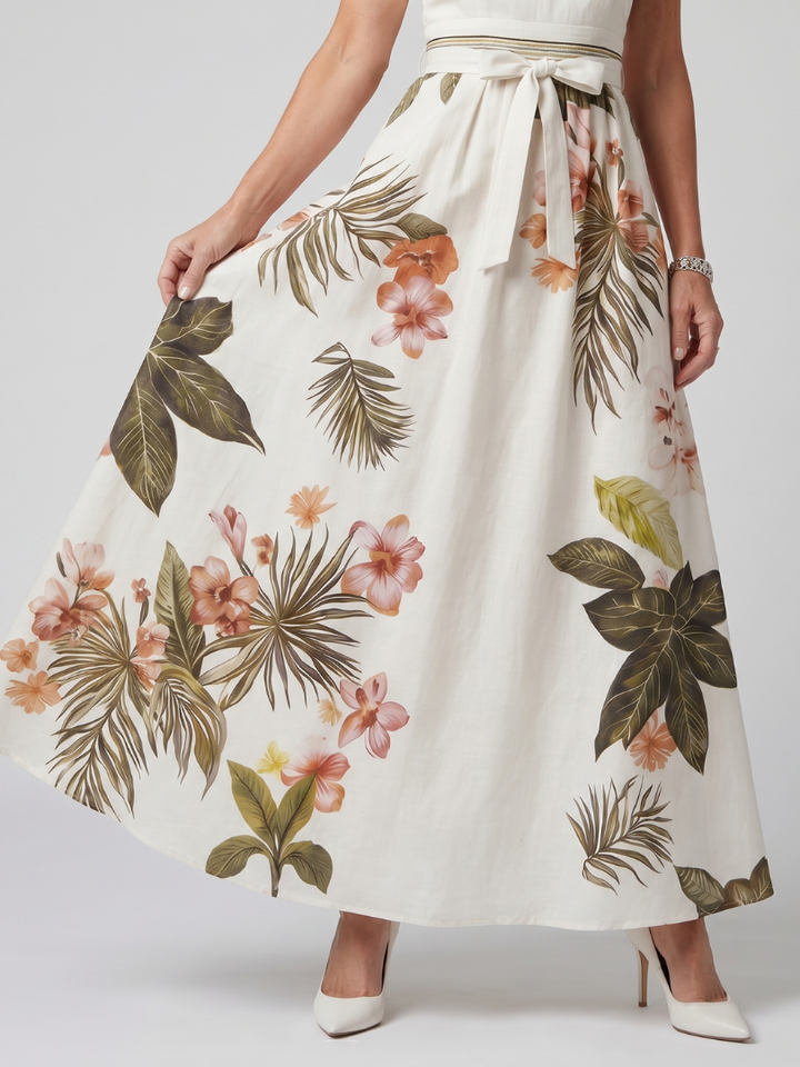 MEADOW | DRAPED HALTER MAXI DRESS FOR WOMEN
