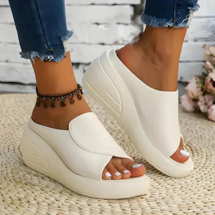 ROSAMUND | SLIP-ON WEDGE SANDALS FOR WOMEN