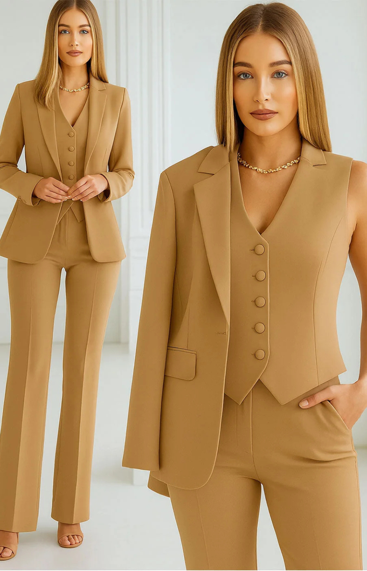 CHERRY | ELEGANTE 3-PIECE SUIT FOR WOMEN