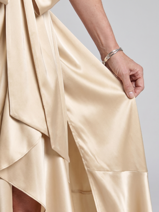 HONORA | HALTER NECK MIDI DRESS FOR WOMEN