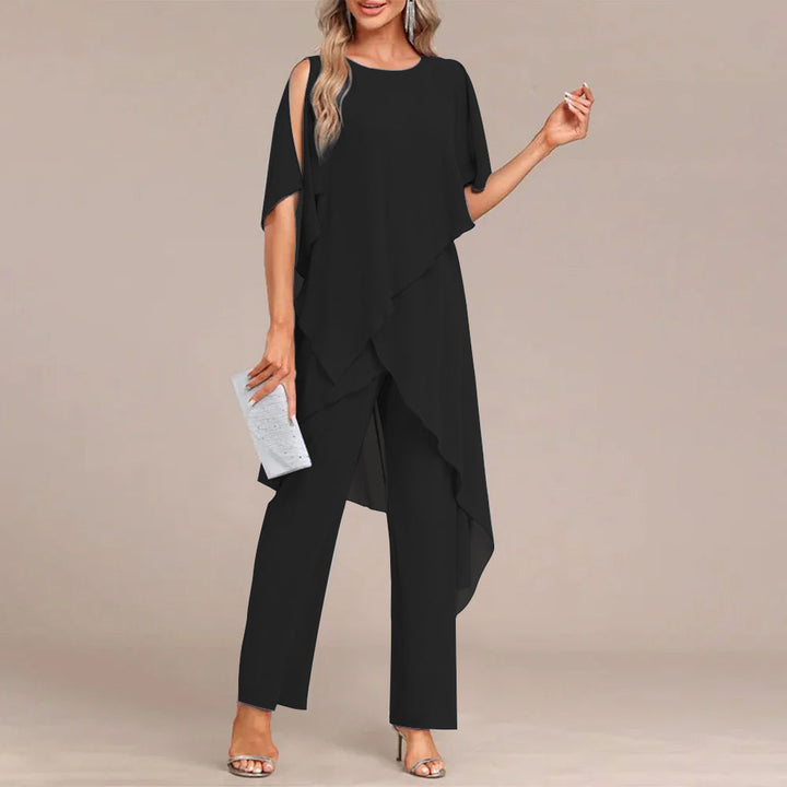 SKYE | ROUND NECK TWO-PIECE SET FOR WOMEN