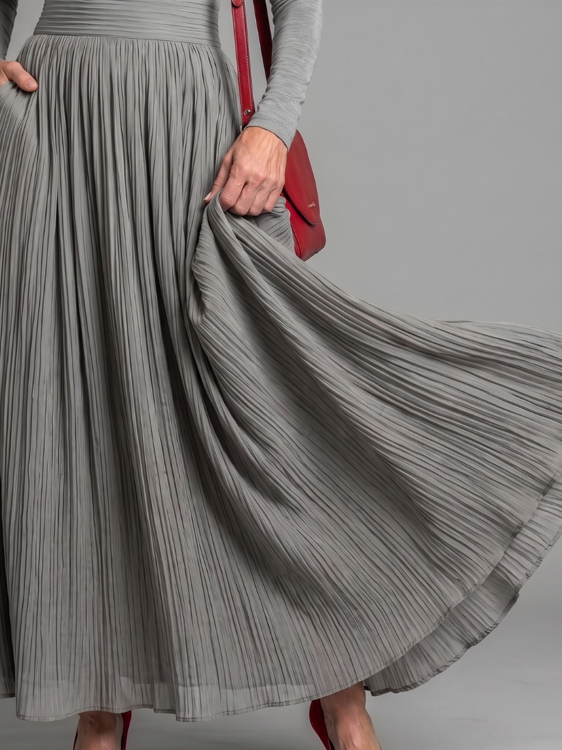 LANA | LONG SLEEVE MIDI DRESS FOR WOMEN