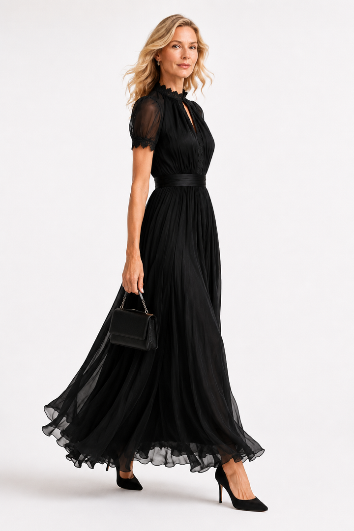 VIVIENNE | LACE DETAIL MAXI DRESS FOR WOMEN