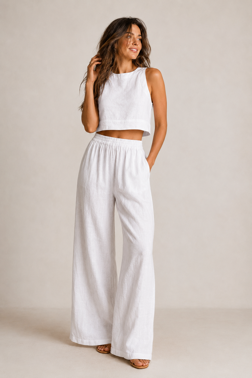 MAYA | COTTON TWO-PIECE JUMPSUIT FOR WOMEN