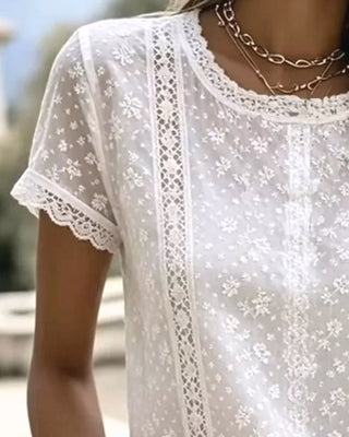 JANNEKE | LACE DETAIL BLOUSE FOR WOMEN