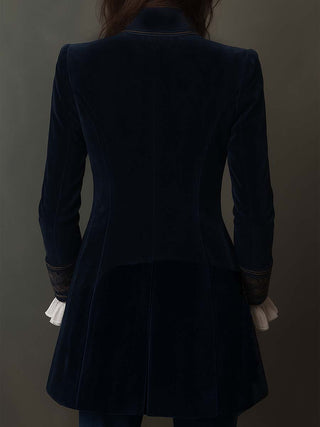 VERONIQUE | LONG EMBROIDERED VINTAGE JACKET FOR WOMEN