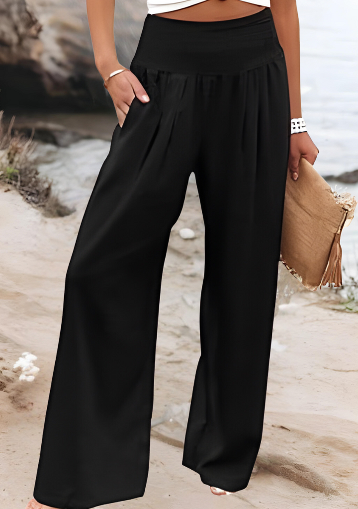 MIREILLE | FLOWING BEACH WIDE PANTS FOR WOMEN