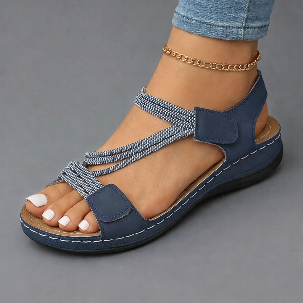 SELYNDRA | BLUE SANDALS FOR WOMEN