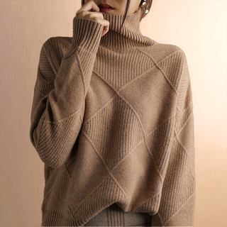 AMELIE | CHUNKY KNIT TURTLENECK SWEATER FOR WOMEN