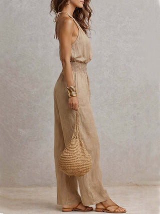 VALERIA | HALTER NECK WIDE-LEG SET FOR WOMEN