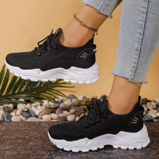 DELILAH | ROUND TOE SNEAKERS FOR WOMEN