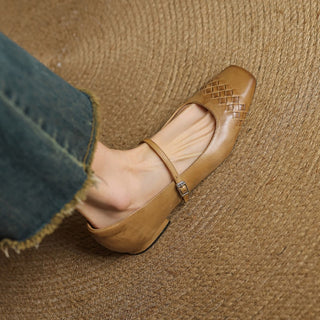 VERITY | SQUARE-TOE MARY JANE FLAT FOR WOMEN