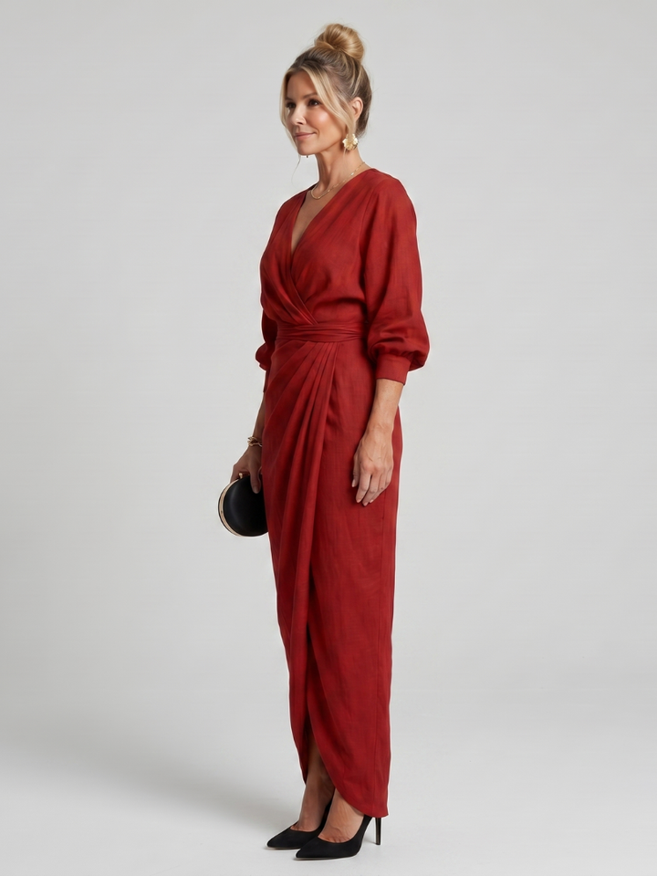 FABLE | LONG SLEEVE MIDI DRESS FOR WOMEN