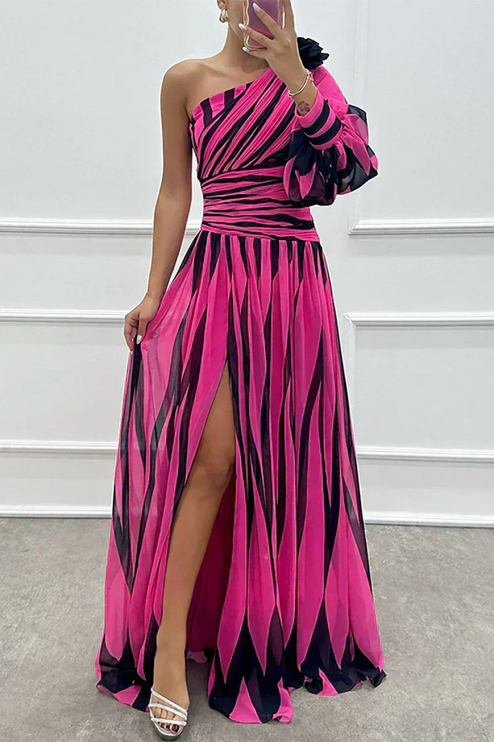 VIOLET | GRACE STRIPED MAXI DRESS FOR WOMEN