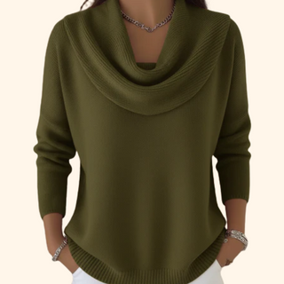 SIDONIE | COWL NECK SWEATER FOR WOMEN
