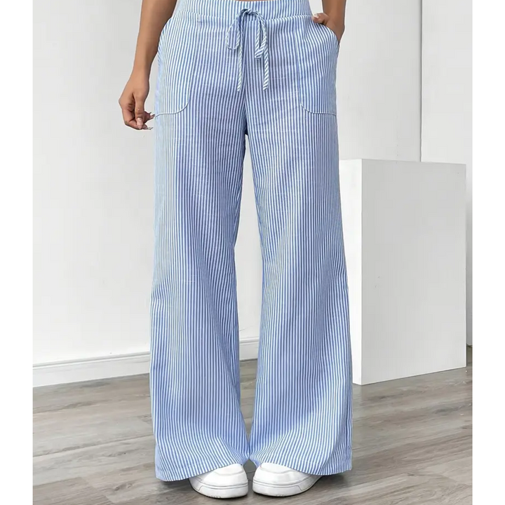 THEODORA | STRIPED POCKETS PANT FOR WOMEN