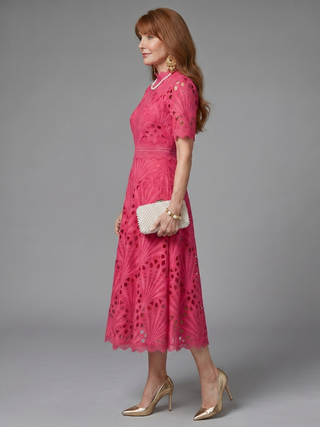 JUNO | SHORT SLEEVE MIDI DRESS FOR WOMEN
