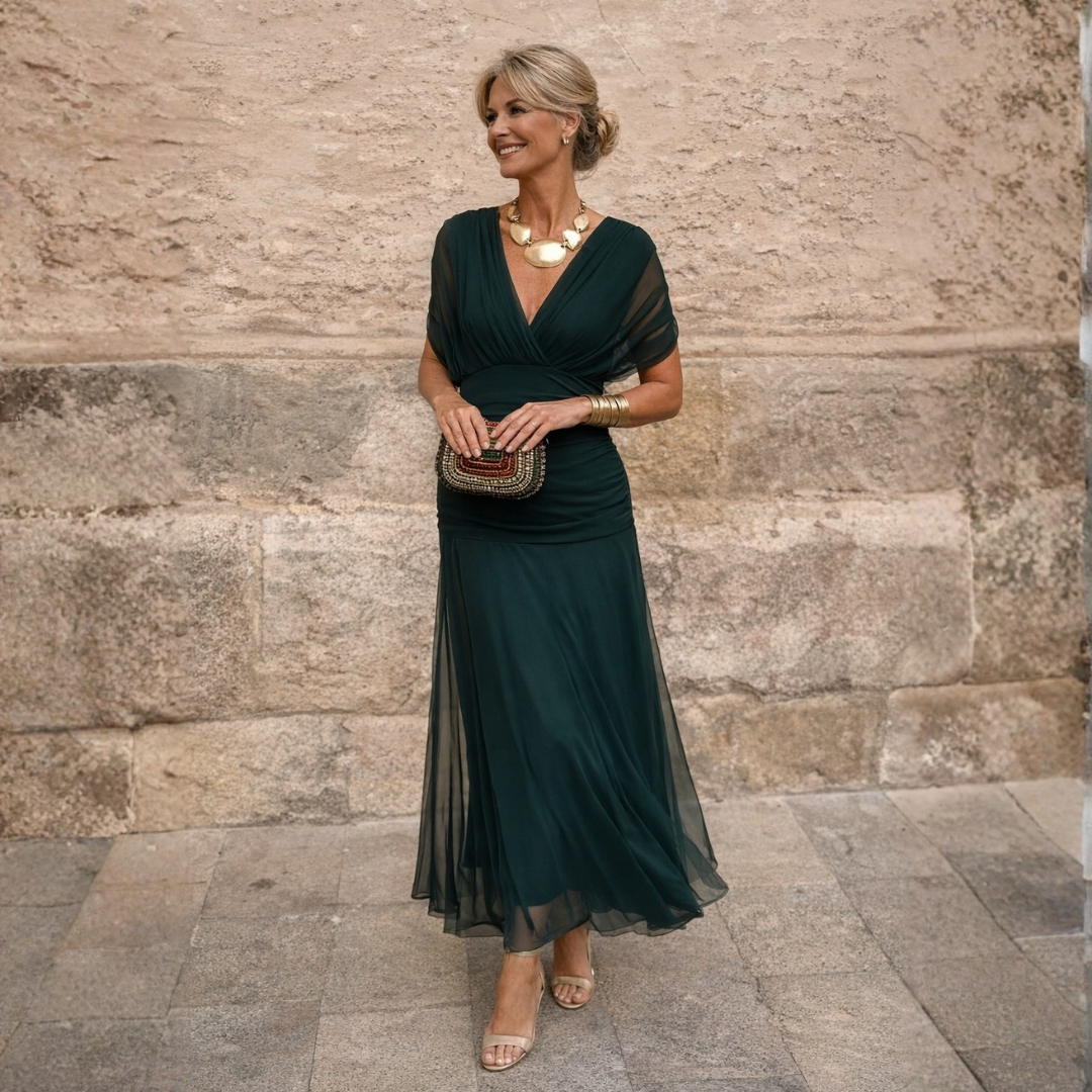 MIKAELA | OFF SHOULDER MAXI DRESS FOR WOMEN