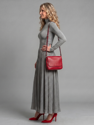 LANA | LONG SLEEVE MIDI DRESS FOR WOMEN