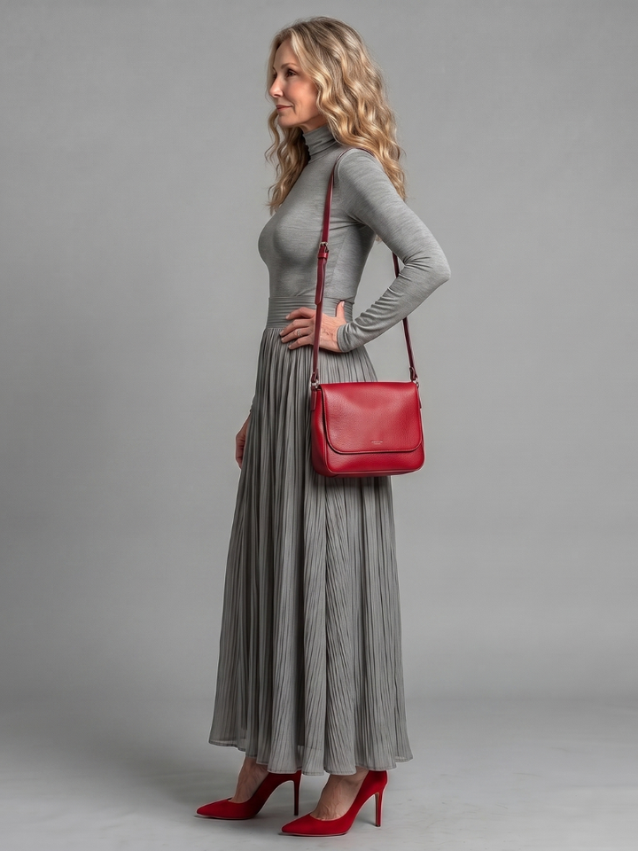 LANA | LONG SLEEVE MIDI DRESS FOR WOMEN