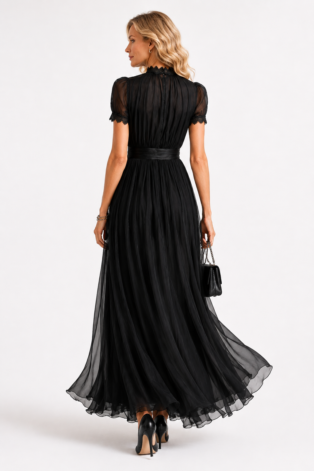VIVIENNE | LACE DETAIL MAXI DRESS FOR WOMEN