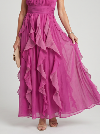 OREA | HIGH NECK MAXI DRESS FOR WOMEN