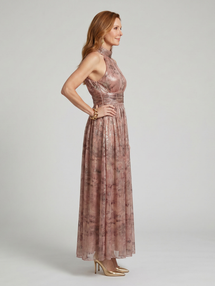 IMOGEN | TEXTURED FINISH MIDI DRESS FOR WOMEN