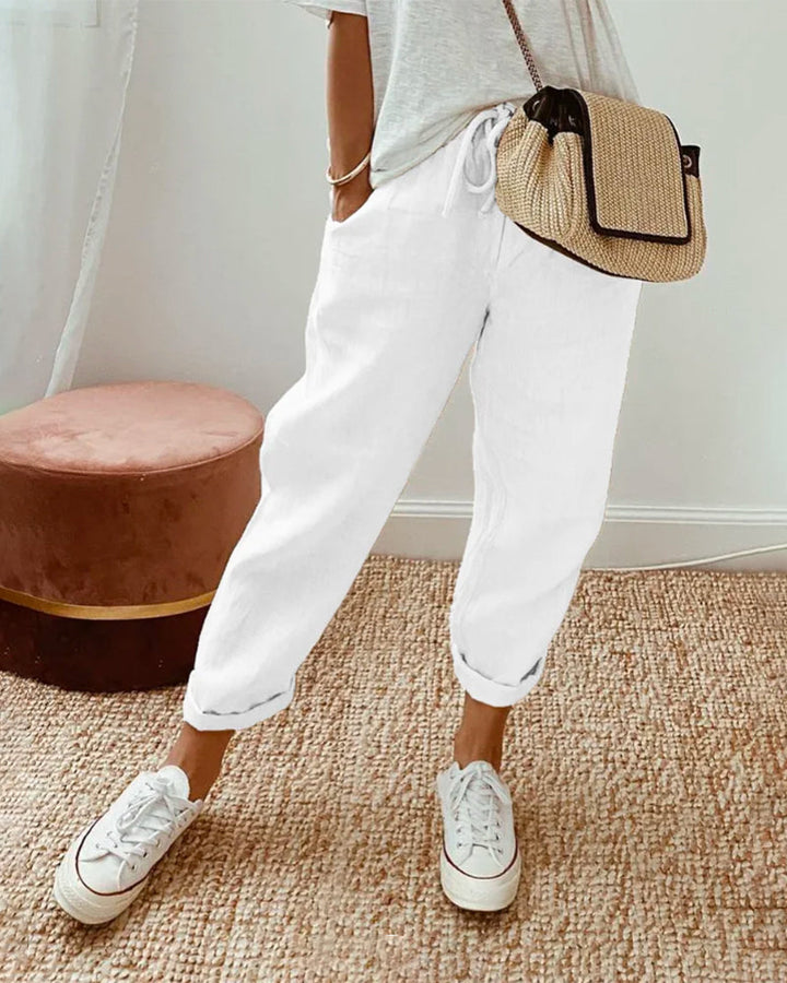 AGATA | WAISTBAND TROUSER FOR WOMEN