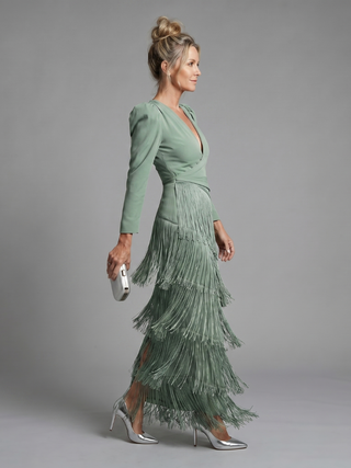 SAMARA | LONG SLEEVE MIDI DRESS FOR WOMEN