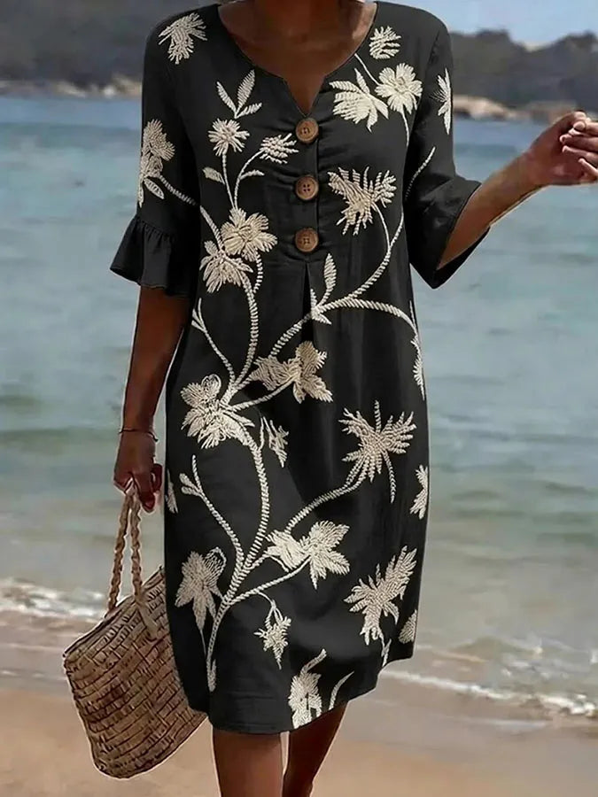 DAPHNE | FLORAL PRINT DRESS FOR WOMEN